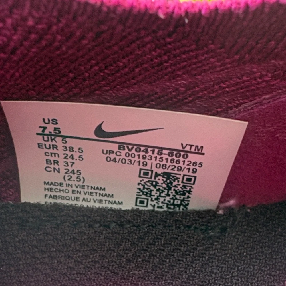 Nike Women’s Slip-On Sneakers - Magenta - Picture 4 of 9